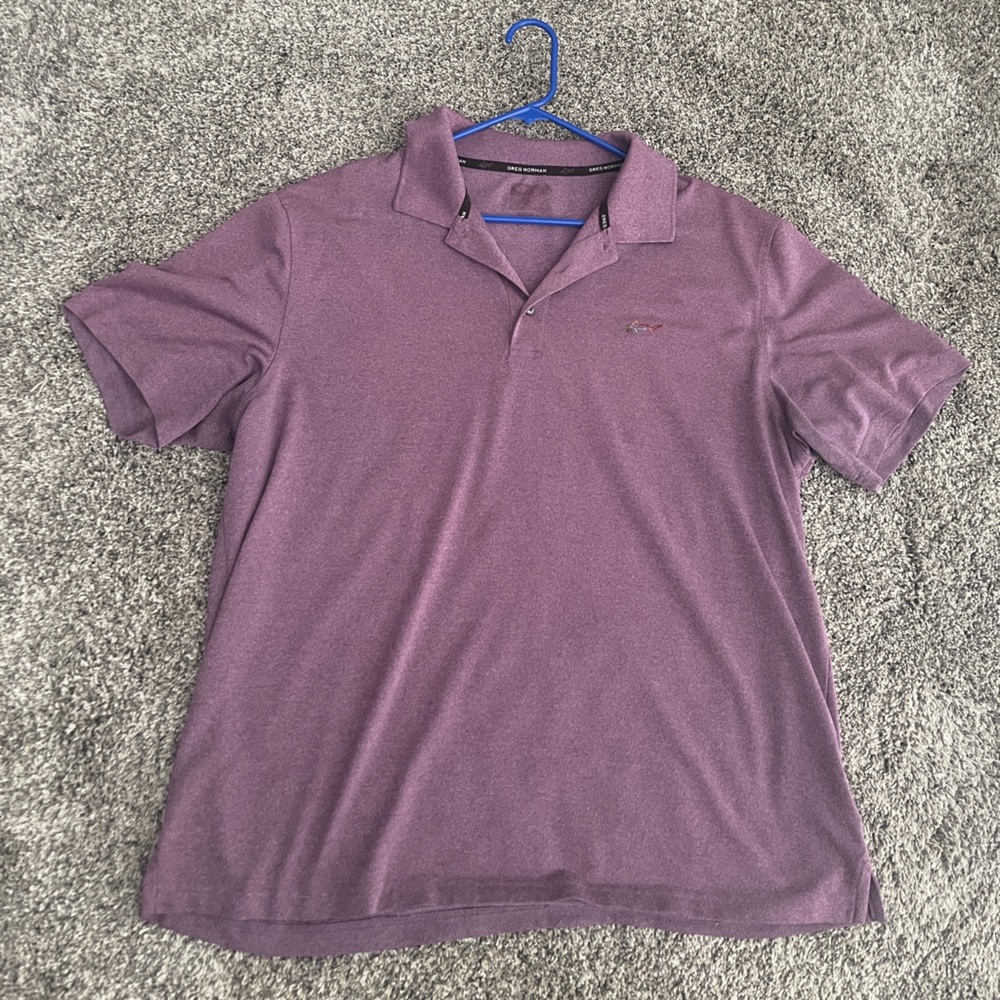 Greg Norman Collection Purple Shirt
